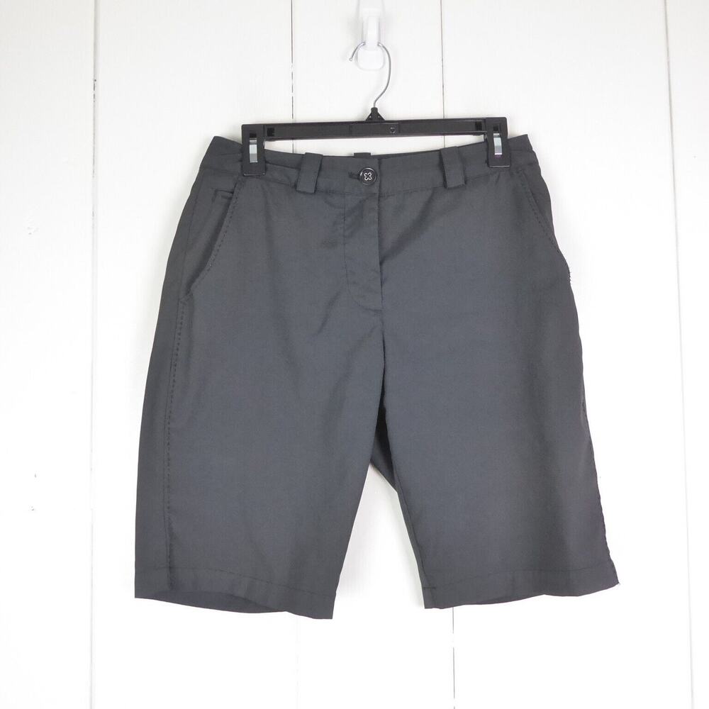 Nike Golf Shorts Womens SZ 6 10" Inseam Dri-Fit Tour Performance Athletic Wear